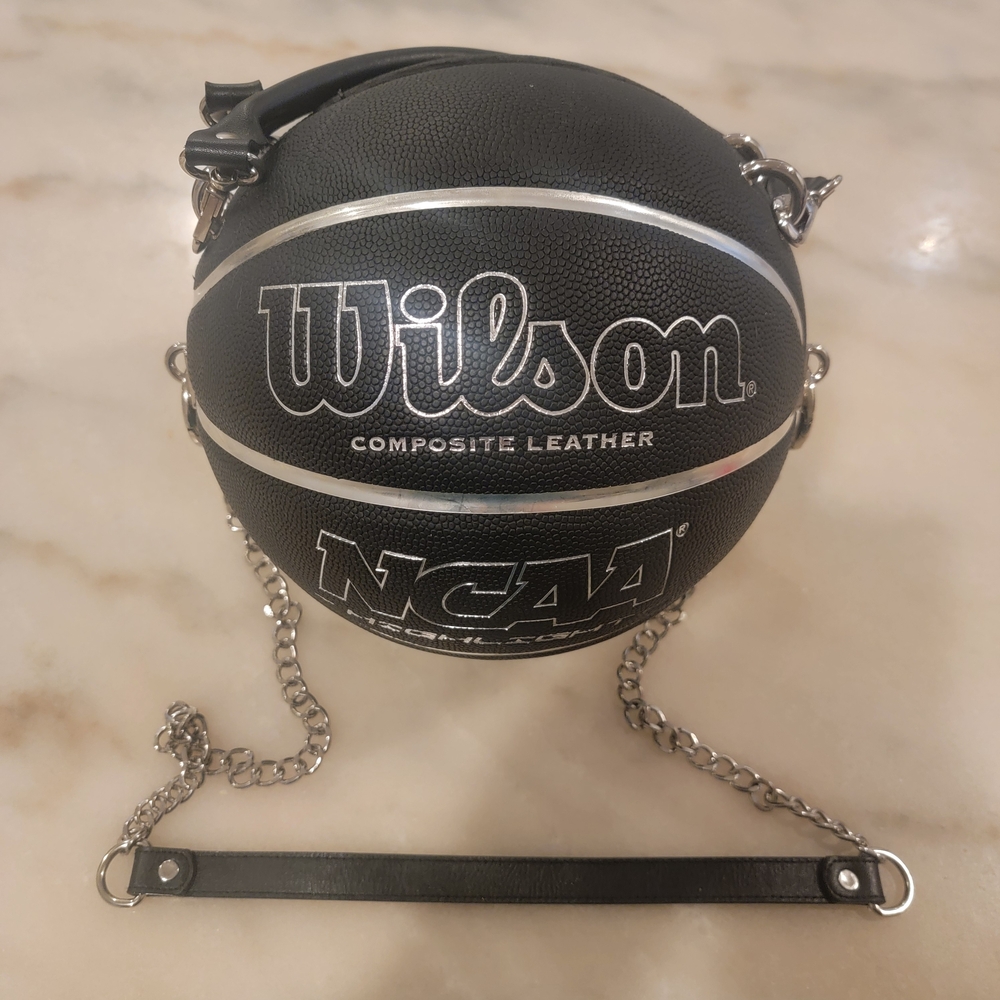 TOMME Black Basketball Purse
